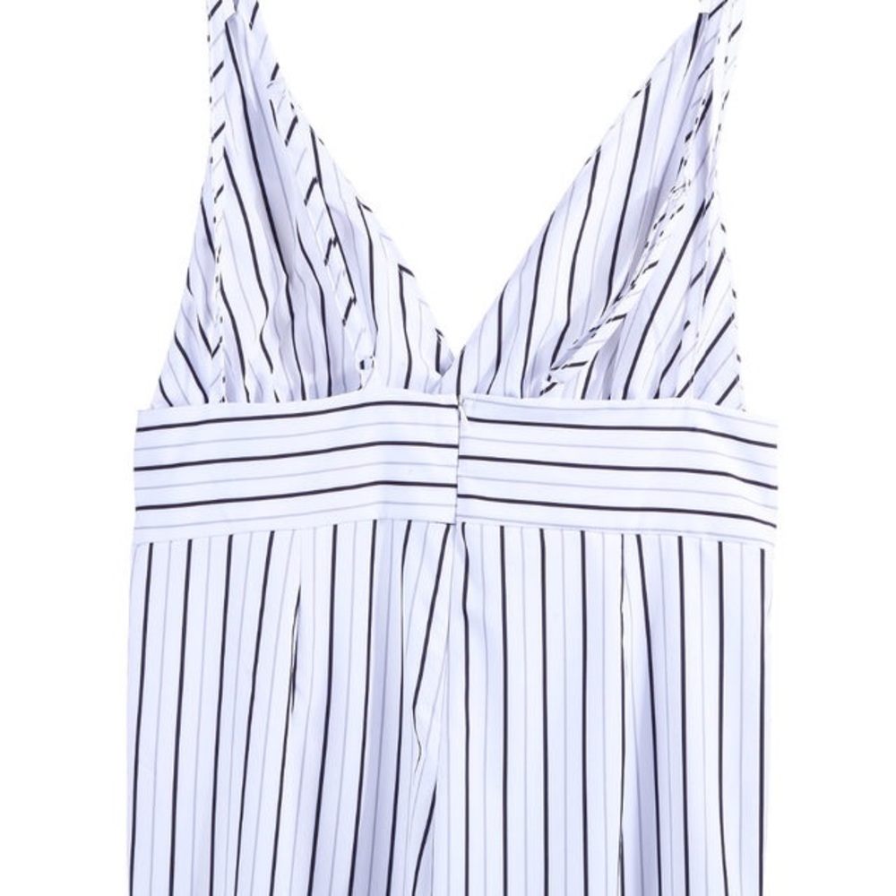 New White and Black Striped Romper ❤️ - Picture 5 of 7